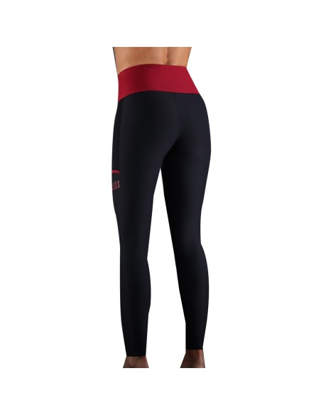 Mallas Endless Fit Pocket 40014 Black Wine Mujer | Ofertas de pádel